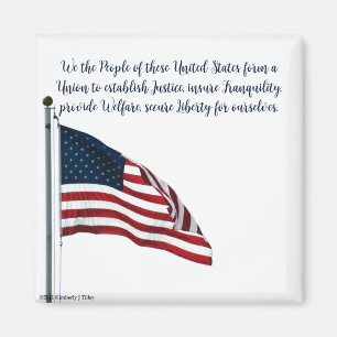 American Flagga 2371 Magnet