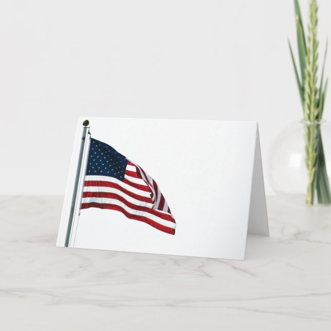 American Flagga 2371 Tack Kort (Framsida)