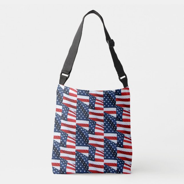 American Flagga 2412 Axelväska (Framsida)
