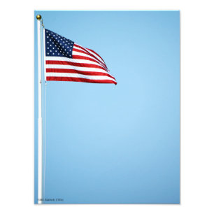 American Flagga 2412 Fototryck