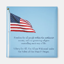 American Flagga 2412 Magnet
