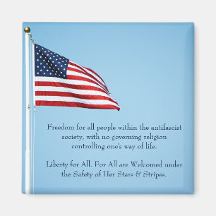 American Flagga 2412 Magnet