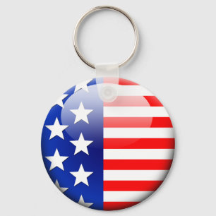 American Flagga 2.0 Nyckelring
