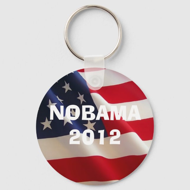 american-flagga-2a, NOBAMA 2012, NOBAMA 2012 Nyckelring (Framsida)