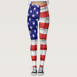 American Flagga #3 Leggings
