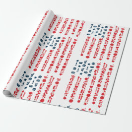 American flagga 4th july picnic presentpapper