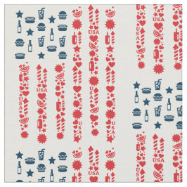 American flagga 4th july picnic tyg