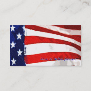 American Flagga Affärskort Visitkort