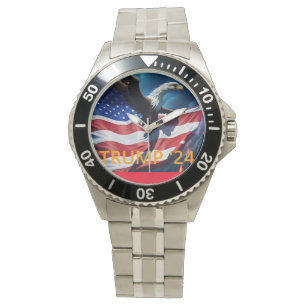 American Flagga American Eagle TRUMP 2024 Armbandsur
