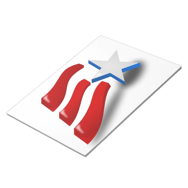 AMERICAN FLAGGA ANTECKNINGSBLOCK (Vinklad)