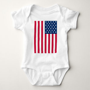 American Flagga Baby Bodykostym T Shirt
