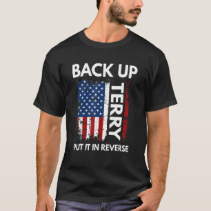 American Flagga Back Up Terry satte in det omvänt T Shirt