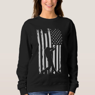 American Flagga Baseball Apparat - Baseball T Shirt