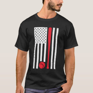 American Flagga Baseball Hoodie T Shirt