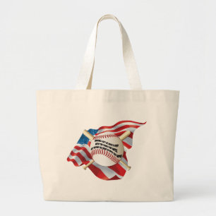 American Flagga Baseball Jumbo Tygkasse