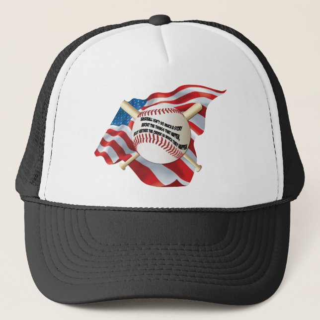 American Flagga Baseball Keps (Framsida)