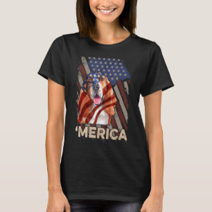 American Flagga Basset Hound Patriotic Hund 4th of T Shirt