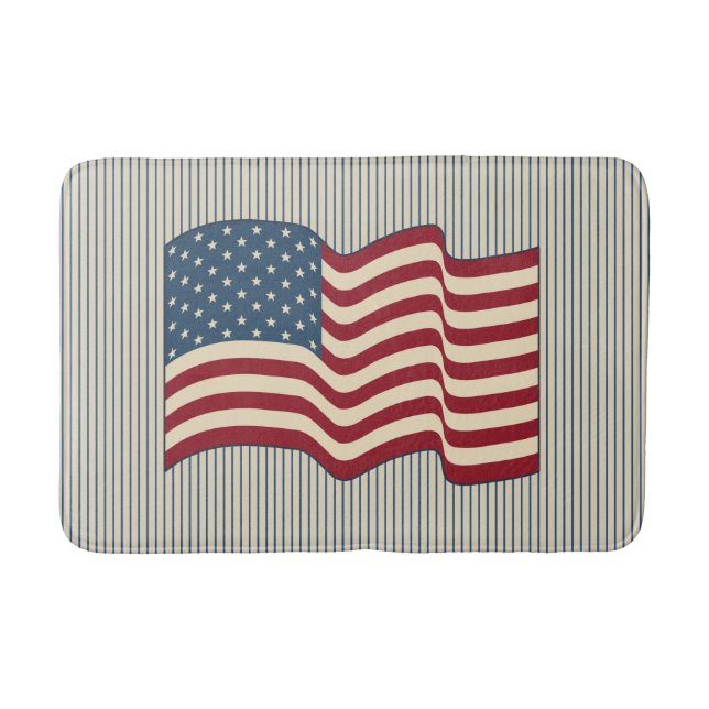 American Flagga Bath Mat Badrumsmatta (Framsidan)