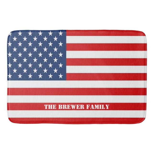 American Flagga Bath Mat Badrumsmatta (Framsidan)