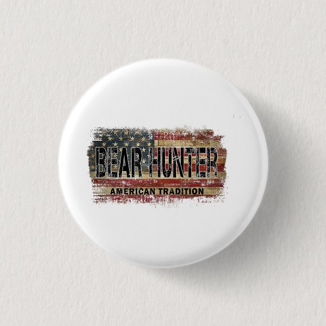 American Flagga Bear Hunter Knapp (Framsida)