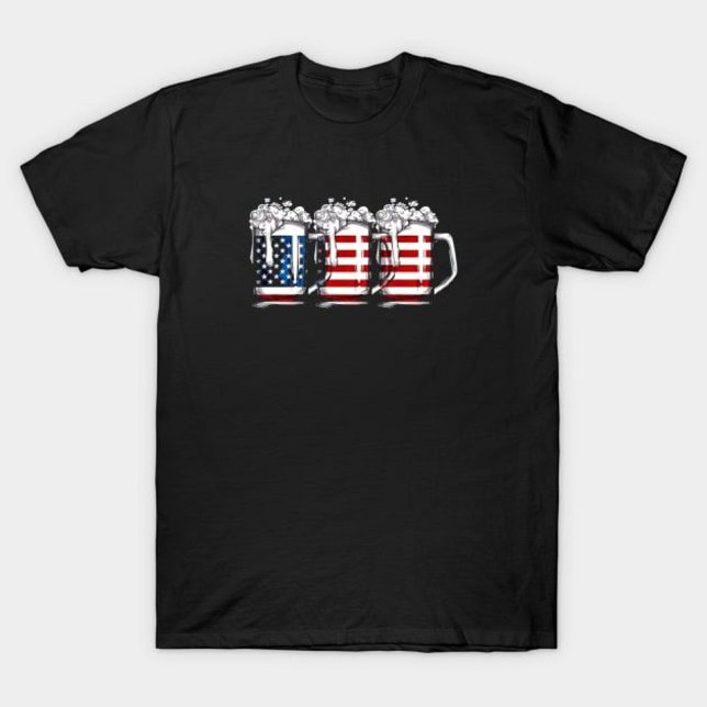 American Flagga Beer T Shirt (Skapare uppladdad)