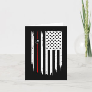 American Flagga Billiards Bassäng Player Apparel - Kort
