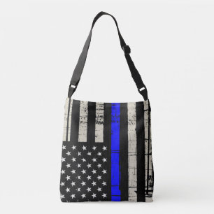 American Flagga Blue Line Axelväska