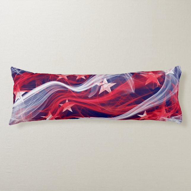 American flagga Body Pillow Kroppskudde (Framsidan)