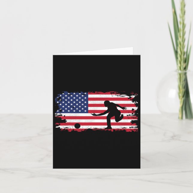 American Flagga Bowling Apparel - Bowling Kort (Framsida)