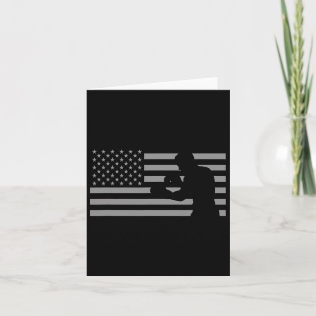 American Flagga Boxer T Shirts - Boxing Kort (Framsida)