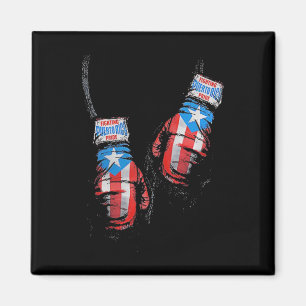 American Flagga Boxing Usa Glove Gym Boxer Fitness Magnet
