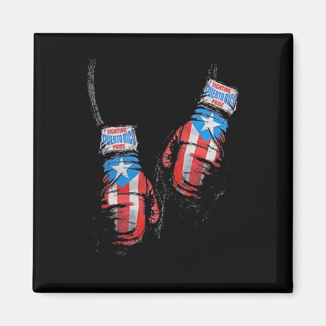 American Flagga Boxing Usa Glove Gym Boxer Fitness Magnet (Framsidan)