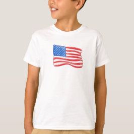 American Flagga Boy's T Shirt