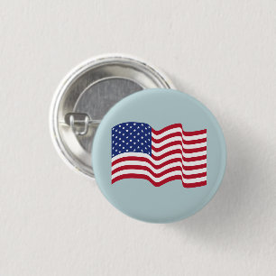 American Flagga Button Gift Knapp