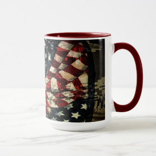 American Flagga-Camouflage by Shirley Taylor Mugg