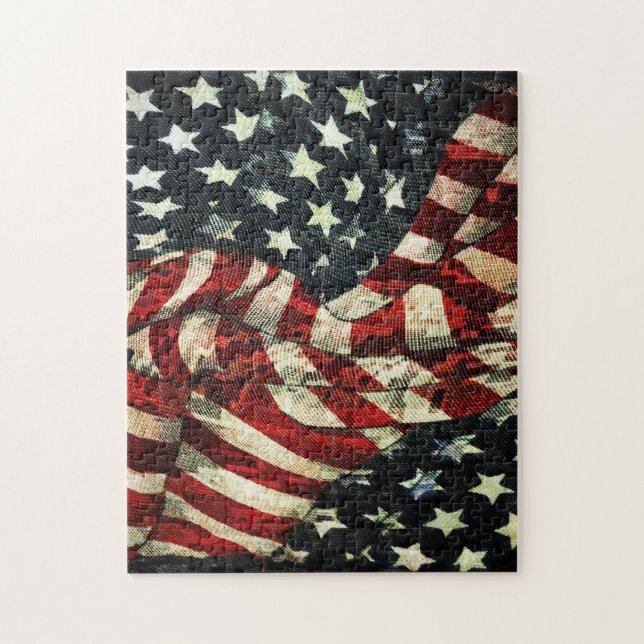 American Flagga-Camouflage by Shirley Taylor Pussel (Vertikal)