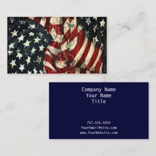 American Flagga-Camouflage by Shirley Taylor Visitkort
