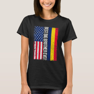 American Flagga Chad Flagga Best Big Brother Aldri T Shirt