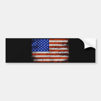 American Flagga Classic Bumper Sticker Bildekal