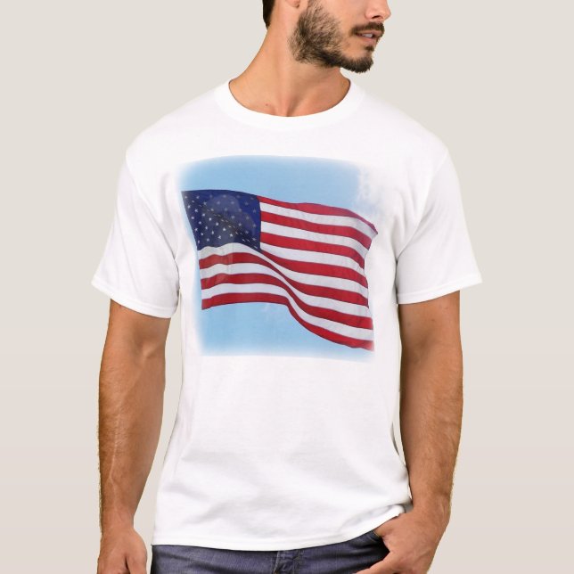 American Flagga Clothing för manar T Shirt (Framsida)