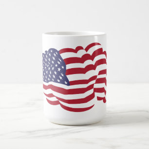 American Flagga Cloud Coffee Mugg
