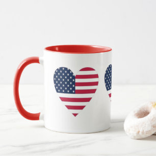 American Flagga Combo Mugg