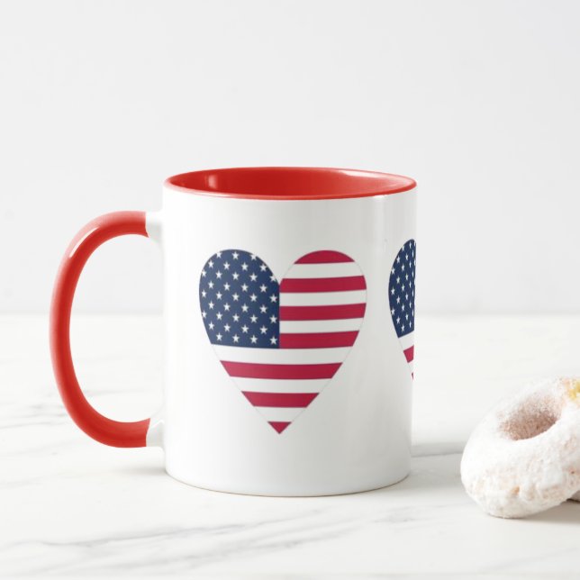 American Flagga Combo Mugg (Med munk)