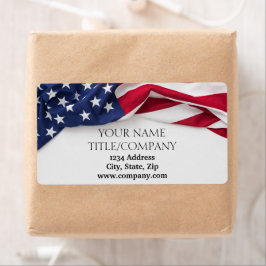 American Flagga Company Namn Fraktsedel