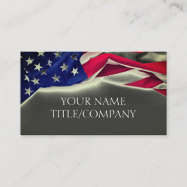 American Flagga Company Namn Visitkort