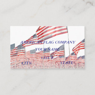 American Flagga Company Visitkort