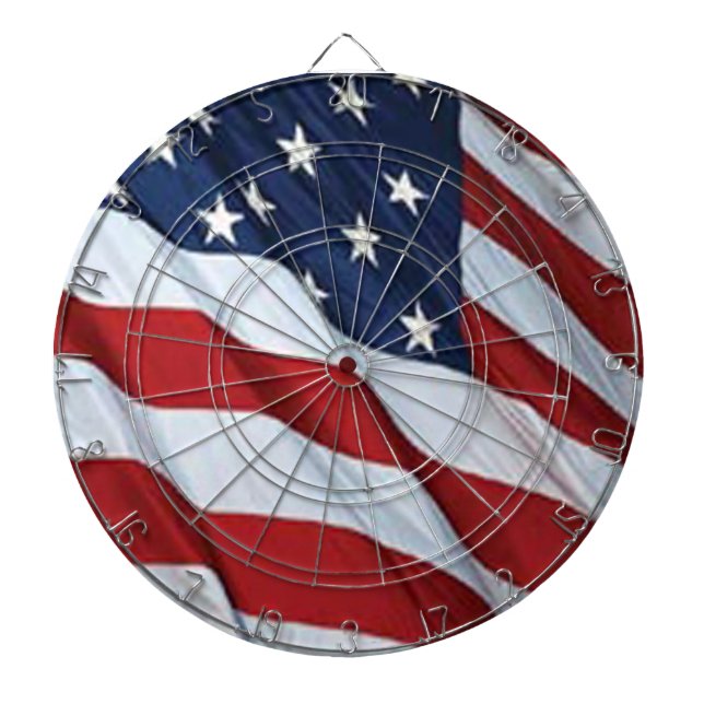 American Flagga Dart Board Darttavla (Framsidan)
