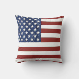 American Flagga Decorative Pillow Kudde