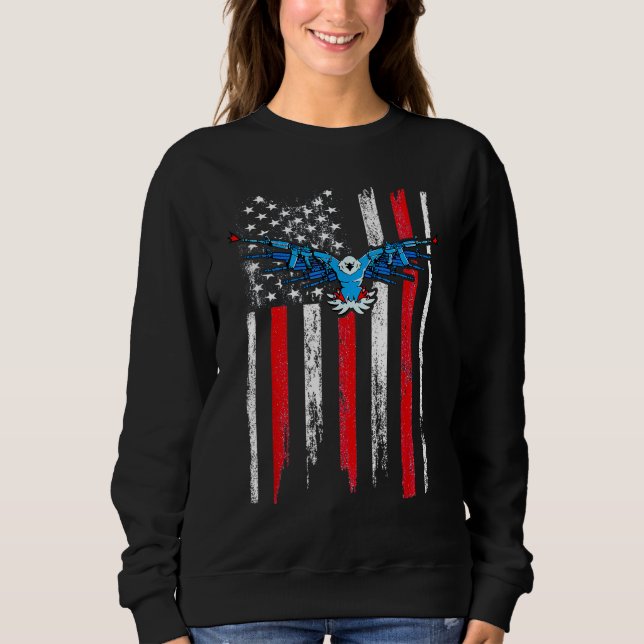American Flagga Demolition Ranch T Shirt (Framsida)