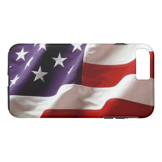 American Flagga Design Case-Mate iPhone Skal (Baksida (horisontal))